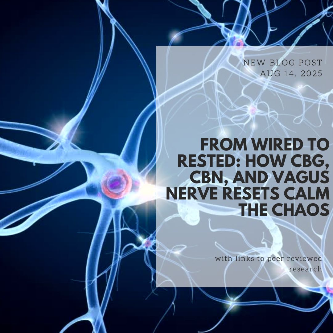 From Wired to Rested: How CBG, CBN, and Vagus Nerve Resets Calm the Chaos