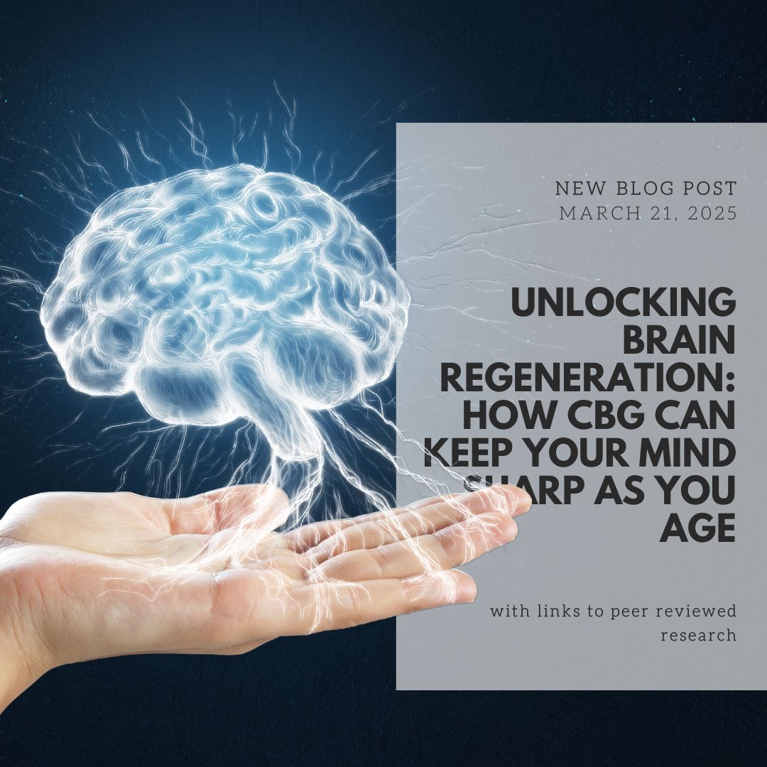 Unlocking Brain Regeneration: How CBG Can Keep Your Mind Sharp as You Age
