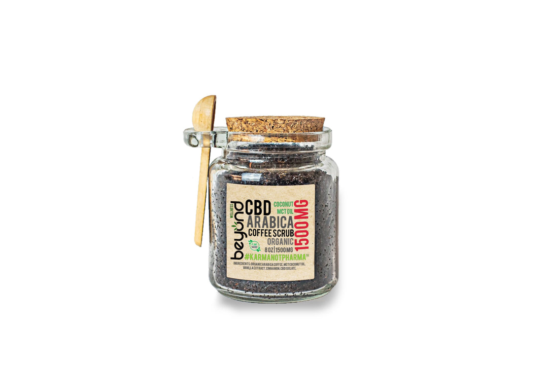 1500 MG CBD Coffee Scrub Arabica coffee