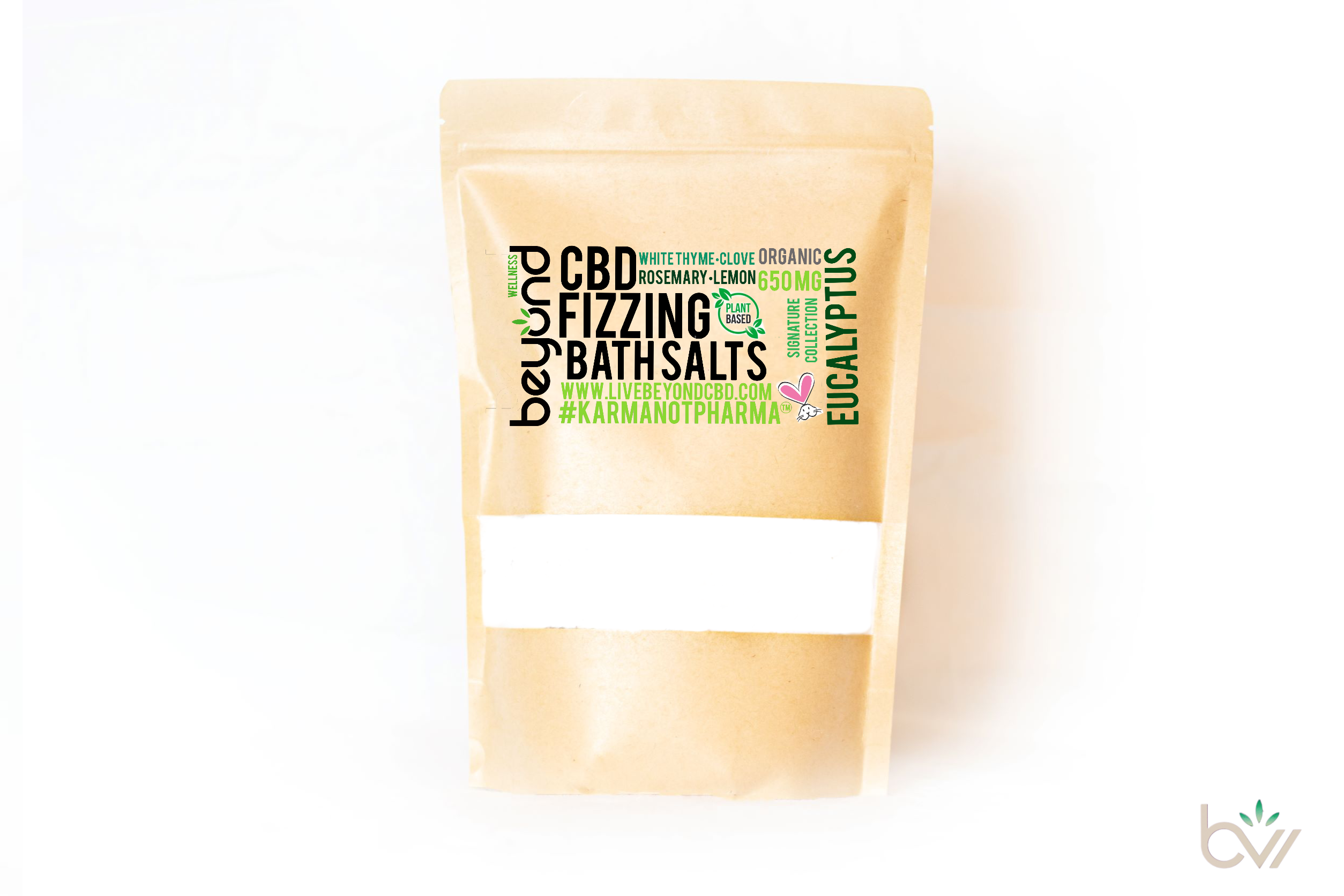650 MG signature CBD fizzing bath salts