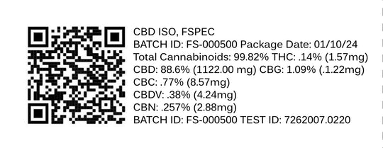 Full Spectrum Isolate Powder - 3 sizes