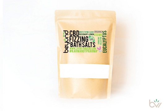 650 MG signature CBD fizzing bath salts